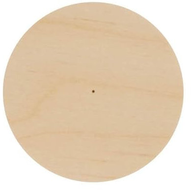 DREGENO Pyramidenteller aus Holz Durchmesser 15 cm