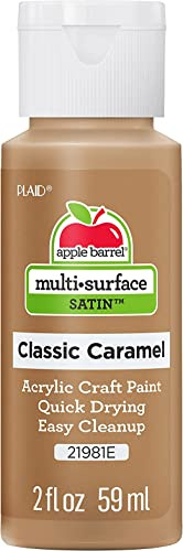Apple Barrel 21981E Acrylic Paint, Classic Caramel, 2oz