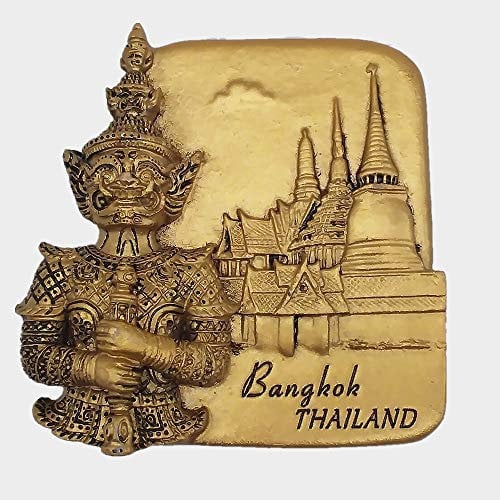3D Bangkok Thailand Fridge Magnet souvenir gift,Home & Kitchen Decoration magnetic sticker Bangkok Thailand refrigerator magnet craft collection