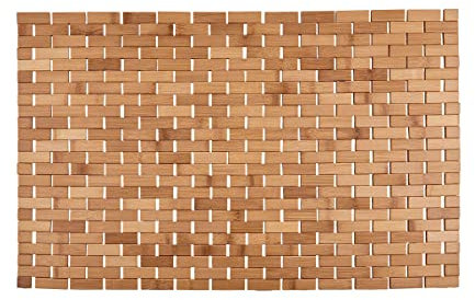 BUTLERS Duschvorlage 50x80 cm Holz - Big Bamboo -