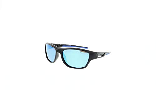 HIS HPS00104-1 Polarisierend Sonnenbrille, Smoke With Blue Revo Pol