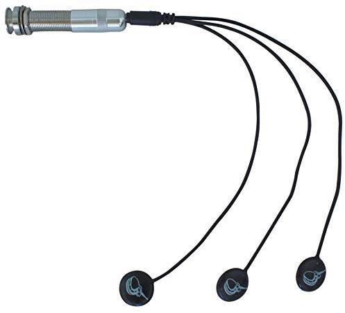Journey Instruments Passive Piezo Acoustic Pickup – EP001K Three Balanced German-made Passive Pickup Elements – Piezo Pickup for Acoustic Guitars (Ceramic)