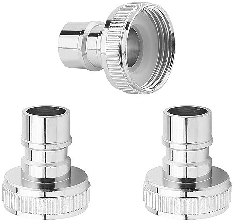 MroMax Lot de 3 raccords rapides pour robinet en laiton G3/4 filetage femelle pour machine à laver