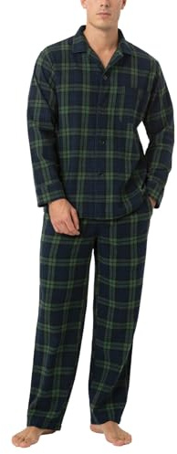 LAPASA Ensemble de Pyjama Homme Chaud & Confortable 100% Flanelle de Coton M95