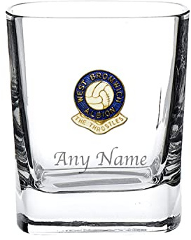 Knight Personalised West Bromwich Albion Football Club Mixer Glass