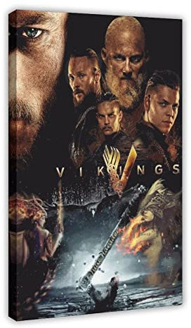 JDRC Serie Poster Vikings Valhalla Leinwand Poster Schlafzimmer Dekor Sport Landschaft Büro Zimmer Dekor Geschenkrahmen 30 x 45 cm