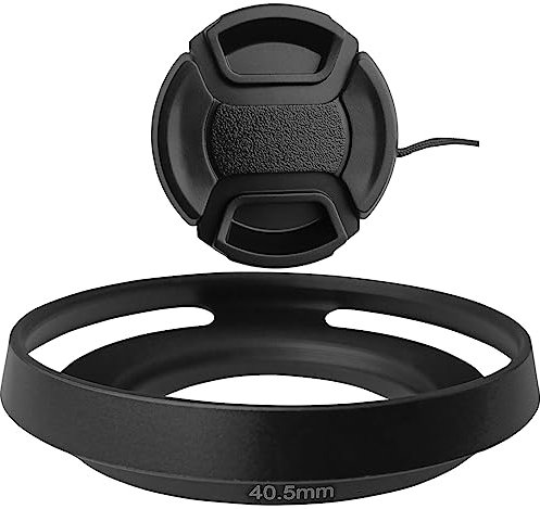 HUIPUXIANG Pare-soleil pour objectif Sony E PZ 16–50 mm f/3,5–5,6 OSS sur Sony Alpha ZV-E10 ZV-1F ZV1F A6600 A6500 A6400 A6300 A6100 A6000 A5100 A5100 40,5 mm 5000