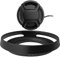 40.5mm Gegenlichtblende + Objektivdeckel für Sony E PZ 16–50mm f/3.5–5.6 OSS Objektiv auf Sony Alpha ZV-E10 ZV-1F ZV1F A6600 A6500 A6400 A6300 A610000 A6000 A5100 A5000