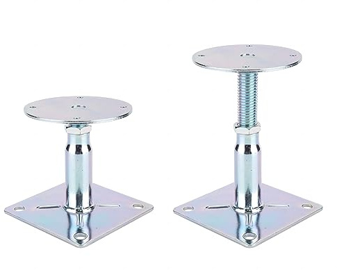YXGJDP 2 Pack Adjustable 3½ to 6 Floor Jack，Mini Screw Jack，Adjustable Support Jack for The Floor,Post Floor Joist Jack,RV Step Stabilizer,House Jacks for Leveling.