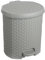 keeeper Cubo con pedal, 11,5 L, Papelera con pedal, Tjark, Gris Nórdico