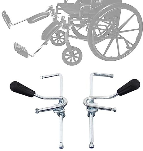 Repose-pieds pour fauteuil roulant - Accessoires de rechange compatibles avec la plupart des fauteuils roulants manuels