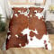 MDKLXIDF Bettwäsche 135x200 cm Kuhflecken Weich Mikrofaser Bettbezug Set Für Jungen Mädchen Einzelbett, Hypoallergen Bettbezüge mit Reißverschluss und 1 Kissenbezug 80x80 cm