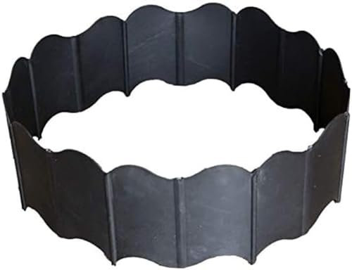 20PCS Garten Zaun Landschaft Kanten Kit Kunststoff Rasen Garten Kanten Grenze Anlage Rasen Rand Dekoration Im Freien Gartengeräte,HaoAMZ