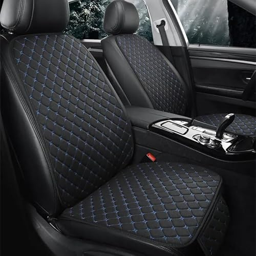 HIPATU Auto Sitzauflage Komplettes Set für VW T-ROC 2018-2023, Auto Sitzkissen Autositzbezüge Wasserdicht Atmungsaktiv Sitzauflagen mit Rückenlehne, A/Black Blue