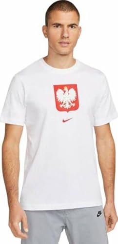 NIKE Herren Poland Crest M Dh7604 100 T-Shirt t-Shirt (1er Pack)