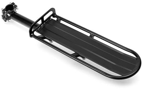 Bike Panniers Rear Rack Bicycle Luggage Carrier Rear Luggage Rack Aluminum Alloy Bike Cradle Quick Release Luggage Carrier Mountain Bike Hanger Rack Bike Pannier Rack