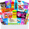 Amerikanische Süßigkeiten Box mit 24 viralen Bestsellern - Mit Takis Chips, Prime drink, Buldak ramen, Calypso, Schokobons Crispy etc. - 24 Süßigkeiten aus aller Welt - American Candy Süssigkeiten Box