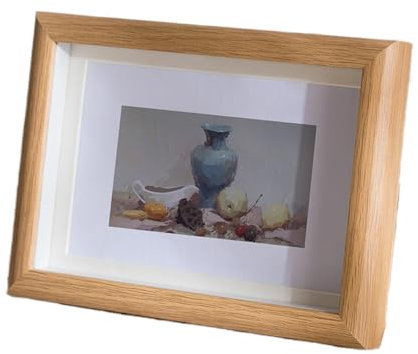 marysgift Bilderrahmen Vintage Holzplakatrahmen mit Plexiglasfenster Decoration für Desktop, Schlafzimmer, Büro (XK00302,10)