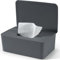 Feuchttücher Box für Baby, Baby Feuchttuchbox mit Deckel, Box für Feuchtes Toilettenpapier, Feuchttuchbox Grau, Box für Feuchttücher, Feuchttuchspender für Zuhause und Büro