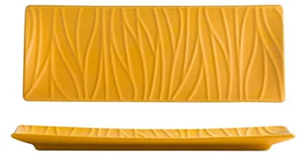 Assiette À Dessert Rectangulaire En Céramique, Assiette À Pâtisserie, Assiette Froide, Assiette De Fruits Et De Noix, Assiette De Restaurant, Plats À Tremper De Type Long (Couleur : A) (An) (Dn)