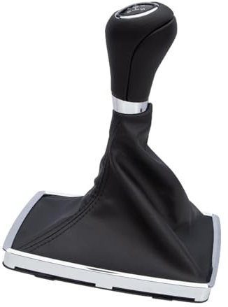 lcyen Schaltknauf Schaltsack 6 Gang Schaltkopf Gamaschenmanschette Kompatibel mit C-Klasse W204 S204; E-Klasse: W212, S212, C207; GLK X204