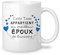 Yufansd Tasse Mug - Le Meilleur Époux de L'univers - Cadeaux pour Époux Mari de Épouse Idée Originale Cadeaux d'anniversaire Fête des Pères Noël Saint-Valentin Homme Souvenir Céramique 350 ml (Époux)