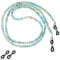 JJUNW Brillenkette für Damen, Brillenbandhalter Kette, Damen Herren Maskenkette Brillenband Damen Bunte Perlen Anti-Rutsch für Brillenzubehör Brillenbänder für Damen Herren Sport Brillen Sonnenbrillen