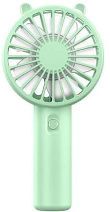 TTTLLNN Ventilador portátil recargable de mano para aire acondicionado, mini ventilador de bolsillo portátil de 3 velocidades para oficina al aire libre camping