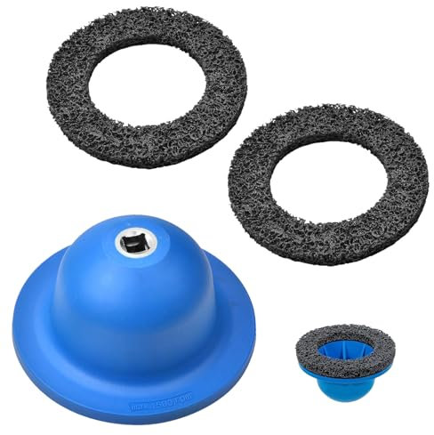 Radnabenschleifer Topfschleifer Radnaben Reinigen Entrosten Schleifen Durchmesser 90mm -150mm 1/2 Radnaben-Schleifmaschine, Radnabenreiniger, Aluminium Nabenschleifer, 2 Ersatzscheibe