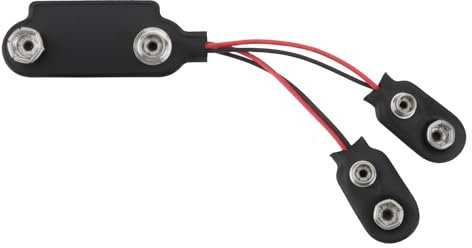 YINETTECH 2pcs PP3 to PP9 Battery Adapter for Vintage Transistor Radios