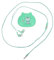DIYEAH Auricolari in Ear con Microfono Design Adorabile e Suono Stereo Hifi Compatibili con Smartphone