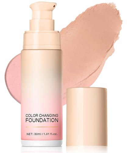 Farbwechselnde Foundation mit Centella Asiatica – Schwerelose, feuchtigkeitsspendende Flüssigfoundation (Pink-03)