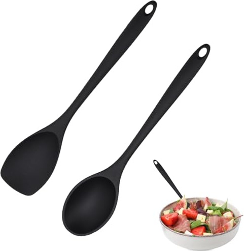 2 Espátula Silicona Antiadherentes Flexibles Resistente Calor Hornear
