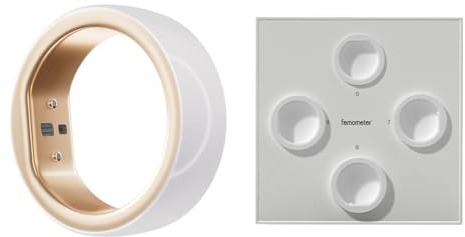femometer Anello Gen2 Monitor Mestruale e Fertilità + Kit di Misurazione per Anello Intelligente