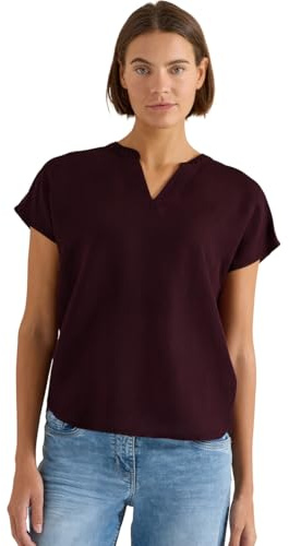 Cecil Damen Dropped Shoulder Bluse aus Leinenmix