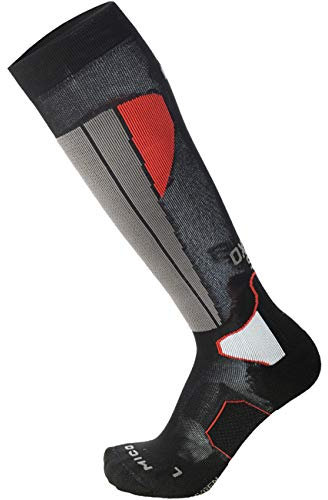 MICO Medium W. Oxi-Jet Compression Ski Socks Nero XL