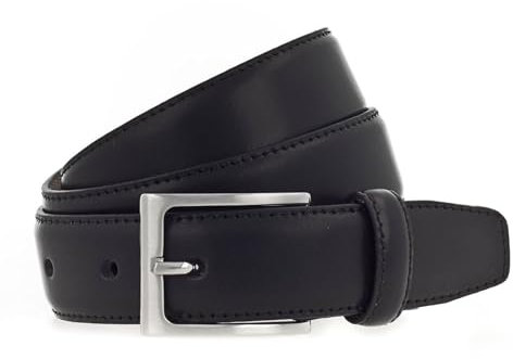 Vanzetti klassischer Kindergürtel, Schwarz, Breite: 3 cm, 75 cm