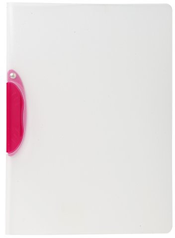 Exacompta 47605E 5er-Pack Clip Design Präsentationsmappen aus halbsteifem Polypropylen A4 rot für DIN A4 für alle Ihrer ungelochten und gelochten Unterlagen