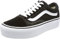 Vans Old Skool Platform, Zapatillas Mujer, Negro/Blanco (Black/True White), 37 EU