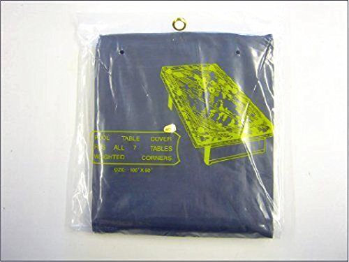 SGL 7FT BLACK WEIGHTED POOL TABLE COVER**