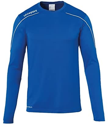 uhlsport Herren Trikot Stream 22 Langarm Trikot, azurblau/Weiß, L, 100347803