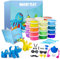 Modelling Clay Kit - 24 Colours Air Dry Magic Clay, DIY Molding Clay with Tools, Craft Kit for Kids Boys Girls, Presents Gift for Boys & Girls Age 3-12 Year Old
