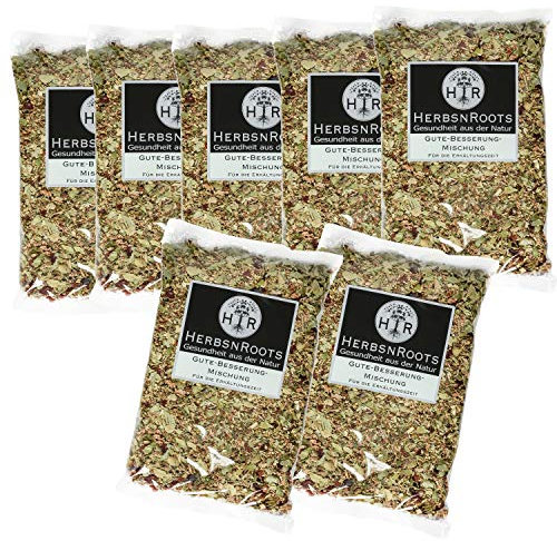 Erkältungs-Tee • auch zum Inhalieren • Erste Wahl • hoher Wirkstoffanteil • ähnlich Schwedenkräuter • HerbsnRoots • 7x210g