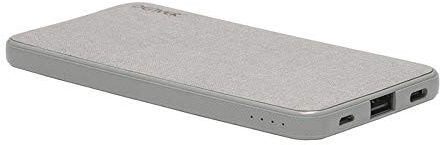 DENVER Externer Akku PBS-5004, 5000 mAh, USB Typ-C Mikro-USB, Stoff-Finish