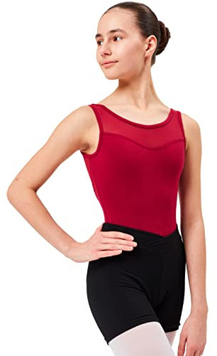 tanzmuster ® Balletthose Mädchen kurz - Abby - aus weichem Baumwollstoff Kurze Hose fürs Kinder Ballett in schwarz, Größe:164/170