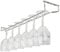 We Can Source It Ltd - Chrome Wine Glass Hanger - Glassware Storage Holder Bar Rail Rack 24