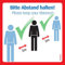 immi 4x Bitte Abstand halten Aufkleber - Pls. keep your distance (quadr., 98mm)