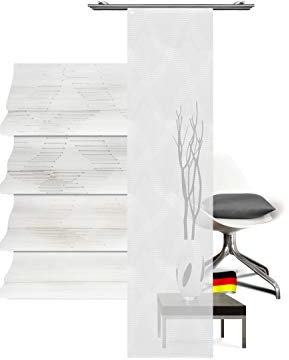 Home Decoration Schiebevorhang Carrara - transparent - Made in Germany 1538.2224, wollweiß