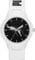 Puma Damenuhr Reset V2, Dreizeiger Uhrwerk, 36mm Weißes Polycarbonat Gehäuse mit Polyurethan Armband, P1048