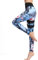 HAPYWER Yoga Leggings Damen High Waist Yogahose Bunt Gym Sport Leggings Tummy Control Running Workout - Stretch Kompressionshose mit Aufdruck für Frauen(Morgenruhm,S)